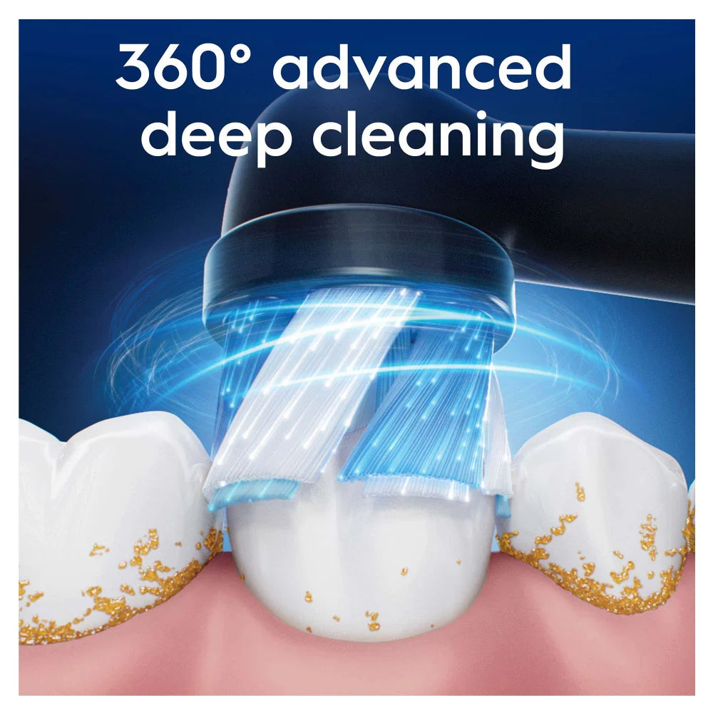 Ultimate Clean Toothbrush Heads Black 4 Pack