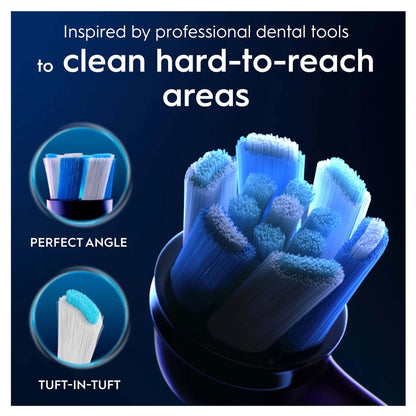 Ultimate Clean Toothbrush Heads Black 4 Pack