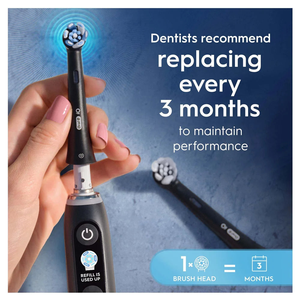 Ultimate Clean Toothbrush Heads Black 4 Pack