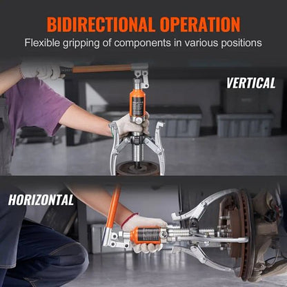 Hydraulic Gear Puller, 5 Ton Max Capacity Wheel Bearing Pulling Separator