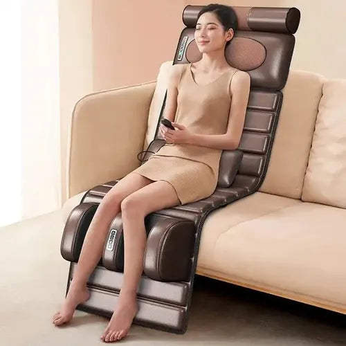 Shiatsu Electric Massage Bed Brand New Vibrating Heating Suitable for Neck Legs Back Waist Buttocks Body