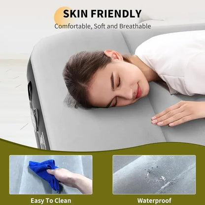 Queen Air Mattress with Built in Pump,Air Bed for Camping