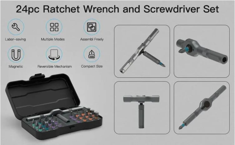 DIY screwdriver 24 in 1