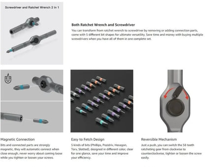 DIY screwdriver 24 in 1