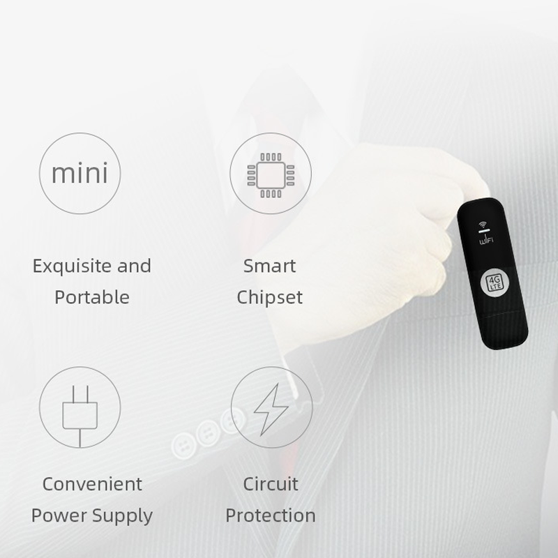 Portable 4G LTE USB WiFi Router Modem
