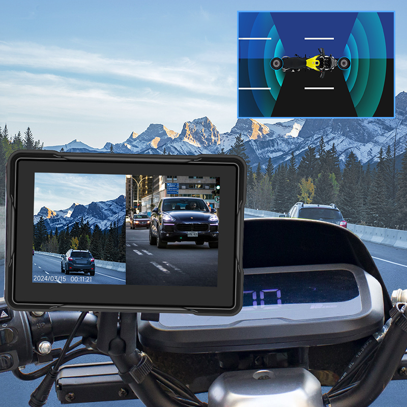 Waterproof Motorcycle Dash Cam – HD, All-Weather Use
