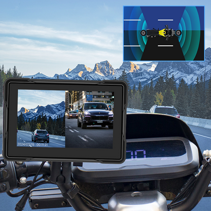 Waterproof Motorcycle Dash Cam – HD, All-Weather Use