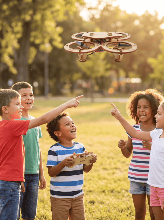 Kids' DIY Wooden Drone Building Kit