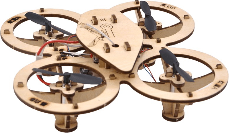 Kids' DIY Wooden Drone Building Kit