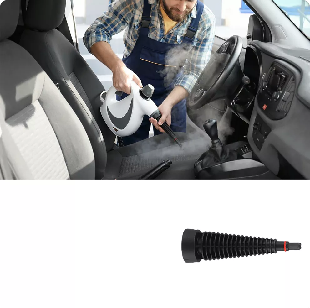 Handheld Pressurized Steam Cleaner with 9 Accessories