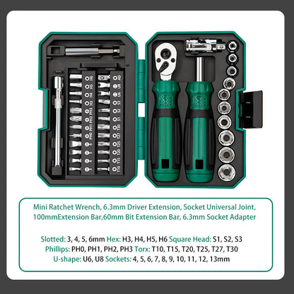 Portable & Multi-Functional 40PCS Screwdriver Set