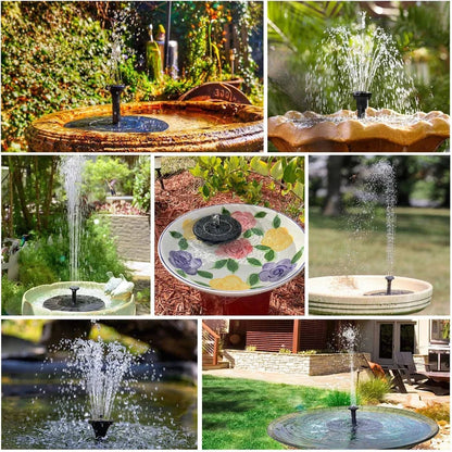 Compact Solar Bird Fountain Pump – Keep Your Garden Alive! 🐦️