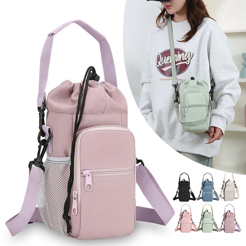Multi-Functional Water Bottle Carrier Bag with Pockets🥤