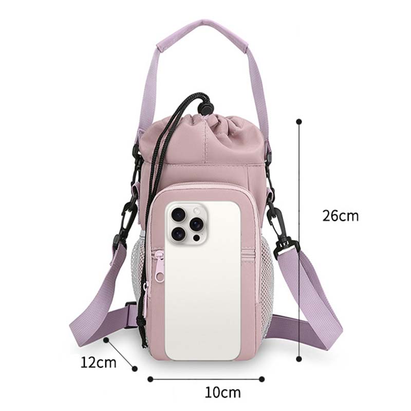 Multi-Functional Water Bottle Carrier Bag with Pockets🥤