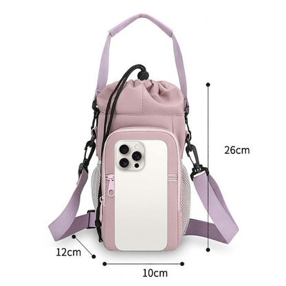 Multi-Functional Water Bottle Carrier Bag with Pockets🥤