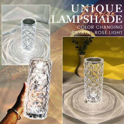 Touch Rose crystal lamp