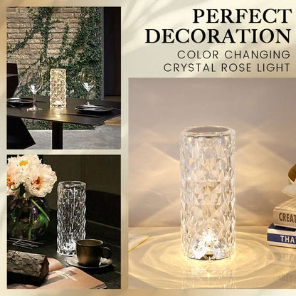 Touch Rose crystal lamp