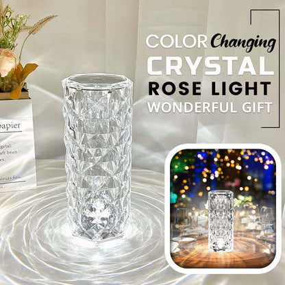 Touch Rose crystal lamp