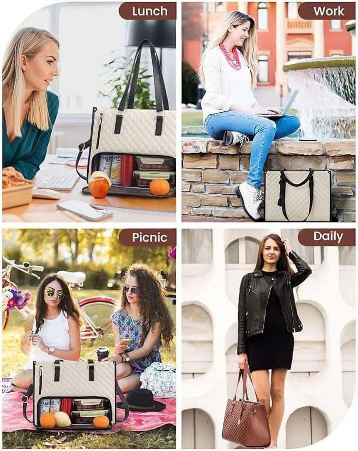 The 2 in 1 Tote Bag Lunch Bag Combo
