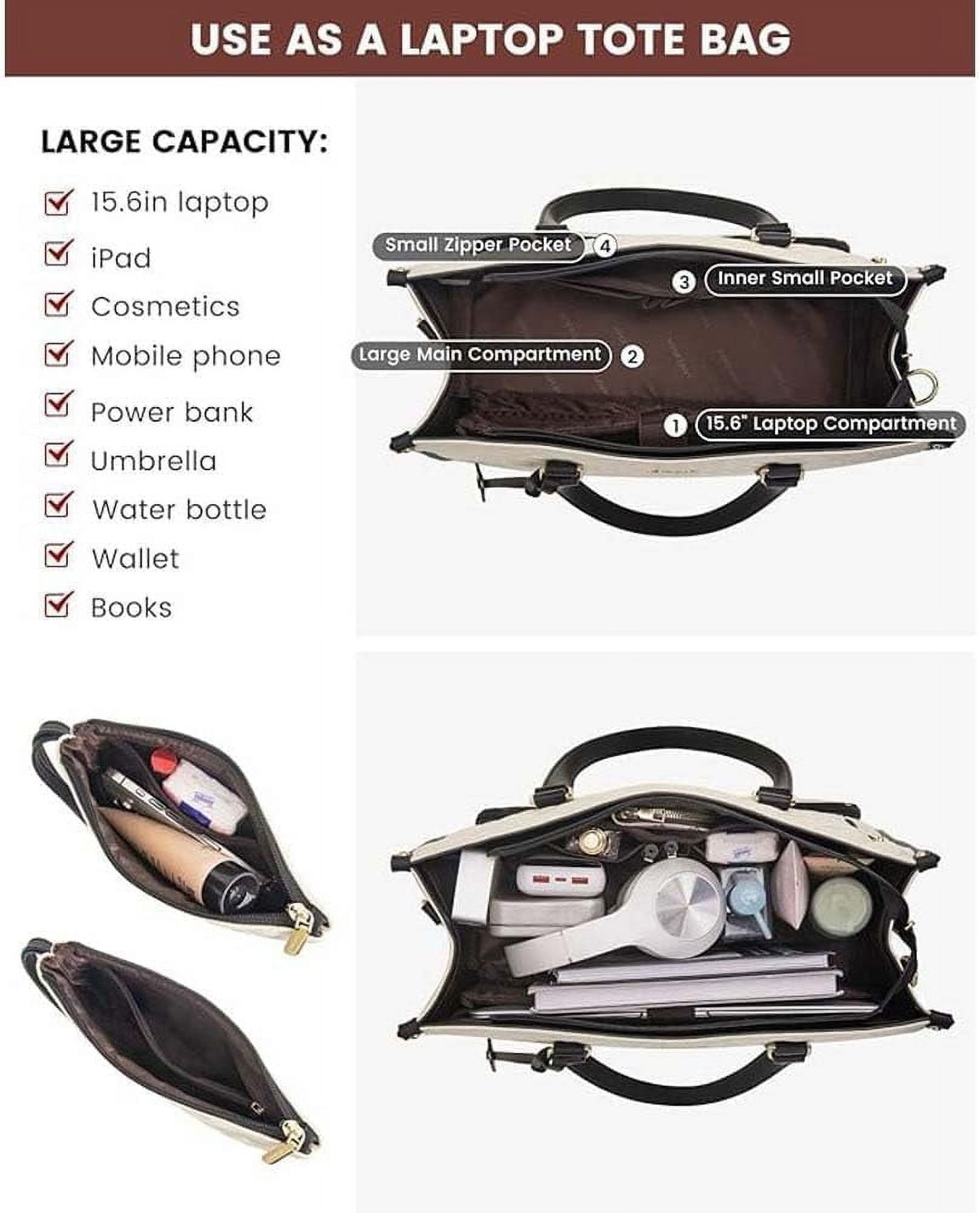 The 2 in 1 Tote Bag Lunch Bag Combo