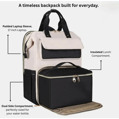 Lunch Backpack for Men Women Laptop Backpack