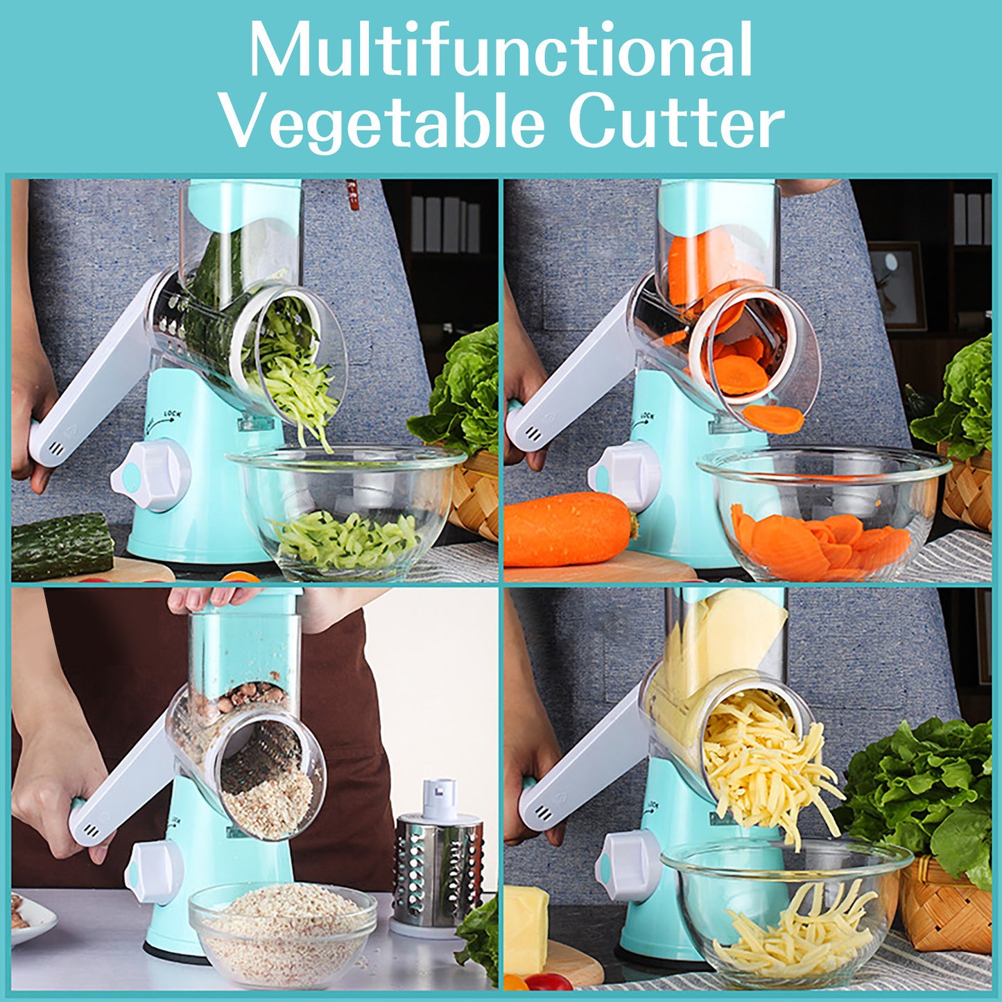 Multi-functional Manual Vegetable Cutter