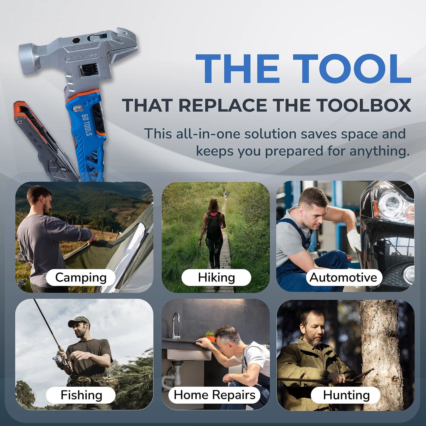🛠️ 60Tools 18-in-1 Multitool: Your All-In-One Sidekick for Every Fix