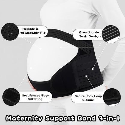 Adjustable Pregnancy Support Belt – Maternity Belly Band