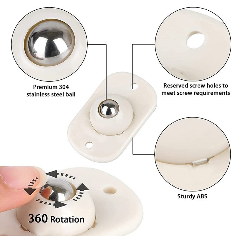 Stainless Steel Paste Universal Wheel