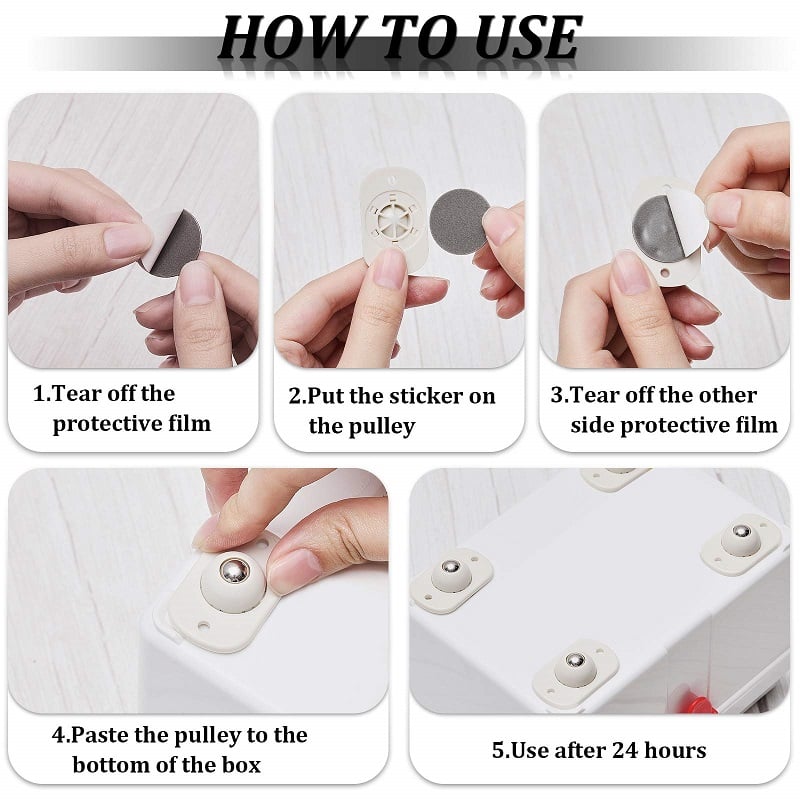 Stainless Steel Paste Universal Wheel