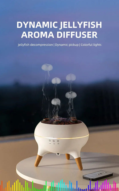 🌊 Dynamic Jellyfish Aroma Diffuser & Humidifier
