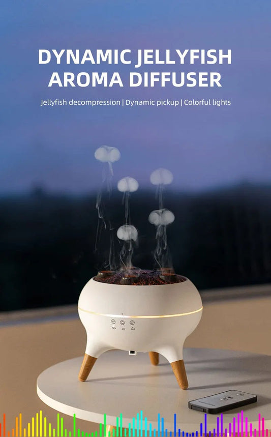 🌊 Dynamic Jellyfish Aroma Diffuser & Humidifier