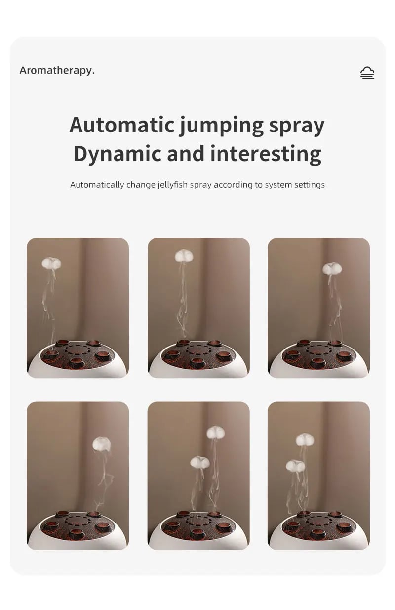 🌊 Dynamic Jellyfish Aroma Diffuser & Humidifier