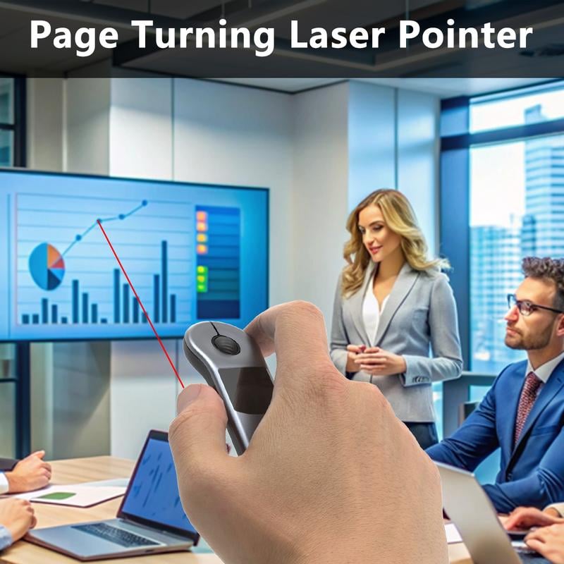 Hand Grip Mouse with Laser Pointer