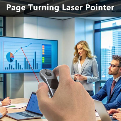 Hand Grip Mouse with Laser Pointer