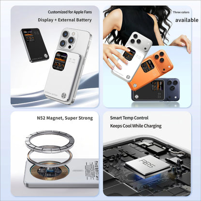 10000mAh Wireless Charging External Battery