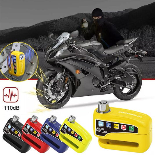 Anti-Theft Alarm Disc Brake Lock — Motorcycles / Electric Vehicles / Bicycles