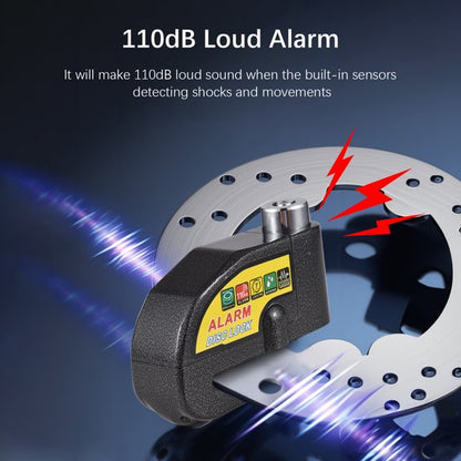 Anti-Theft Alarm Disc Brake Lock — Motorcycles / Electric Vehicles / Bicycles