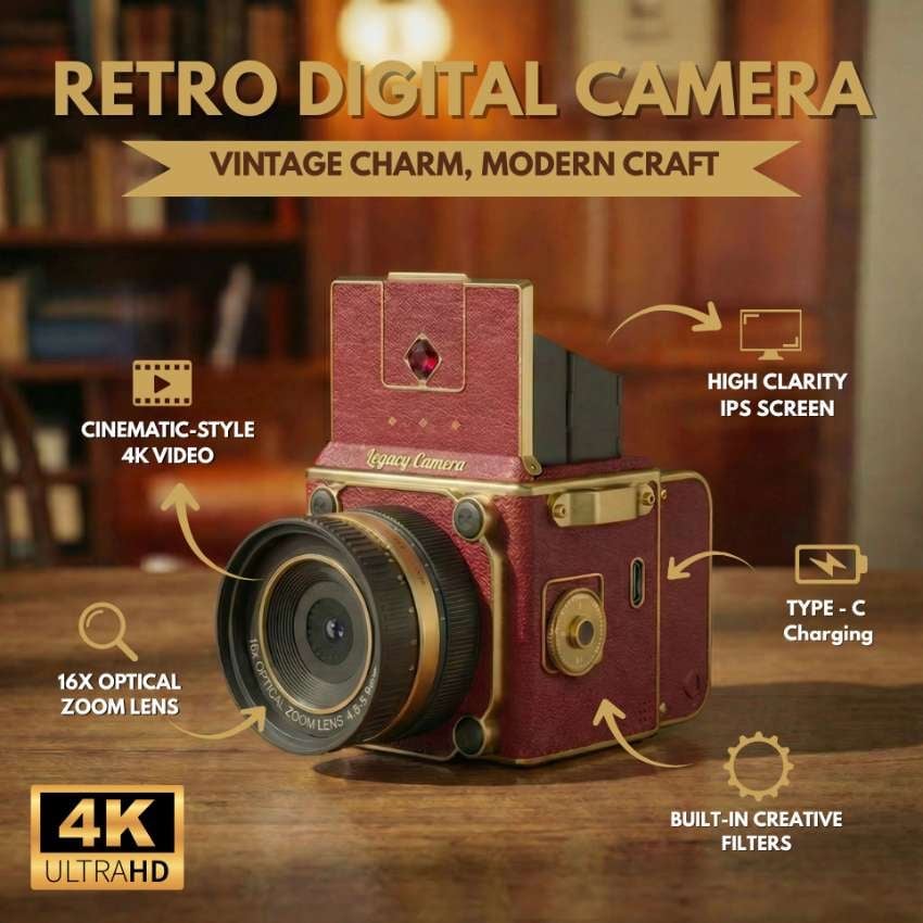 Retro digital HD camera