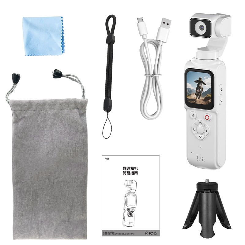 Ultra HD 4k Pocket Gimbal Vlogging Camera