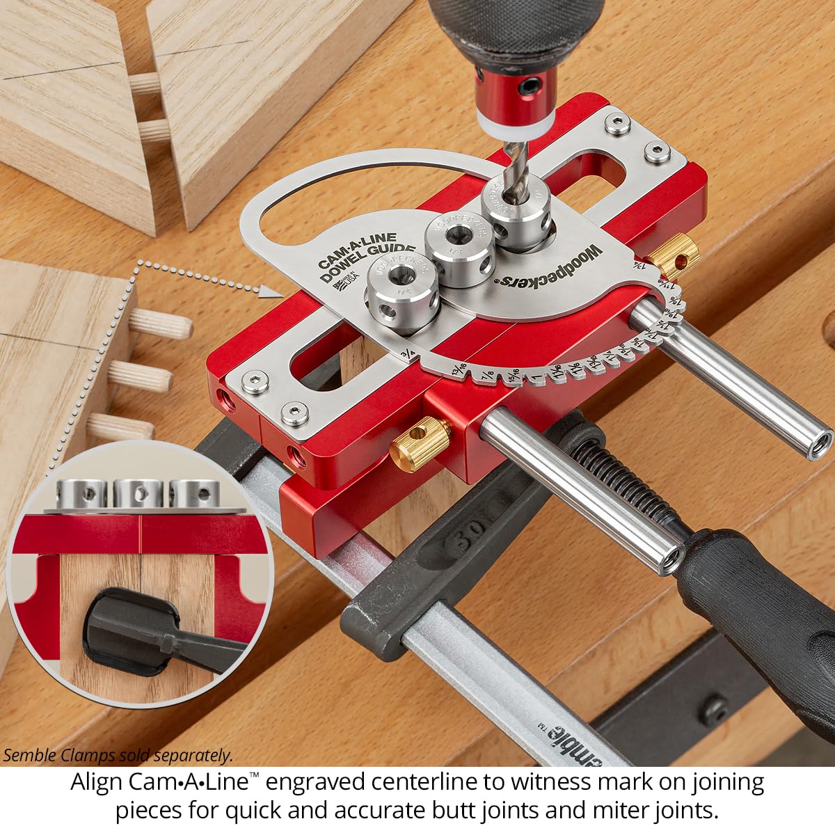 Cam Line Dowel Guide (1/4-inch)