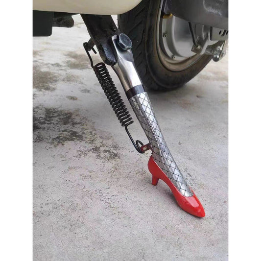 Electric Scooter "High Heel" Kickstand — Unique, Stylish Support Stand