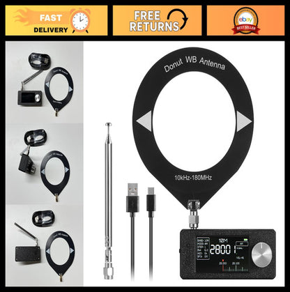 Ultra-compact mini shortwave radio (LSB, USB, AM, FM, HF, SW, MW, VHF)
