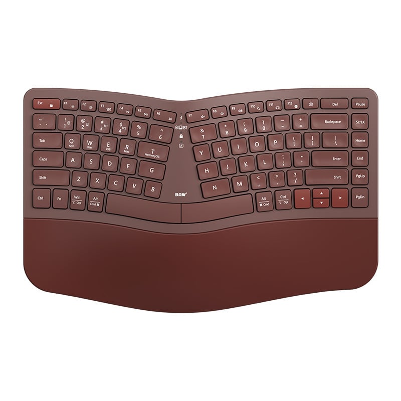 Ergonomic Keyboard Wrist Rest — Tri-Mode Silent Keyboard