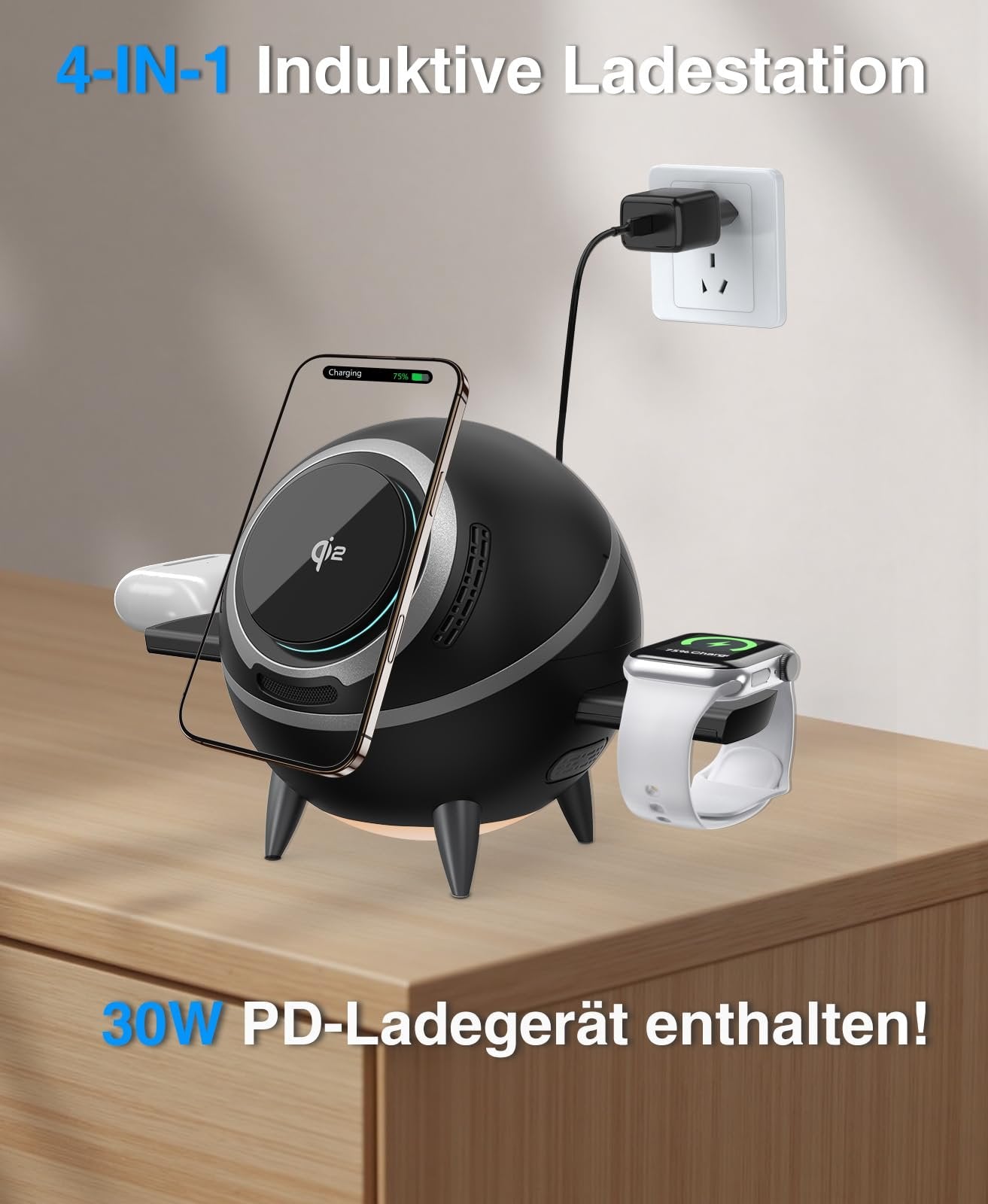 4-in-1 Wireless Charging Station