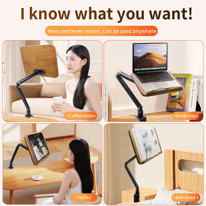 Reading Stand & Laptop Holder — 360° Rotatable
