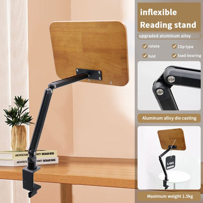 Reading Stand & Laptop Holder — 360° Rotatable
