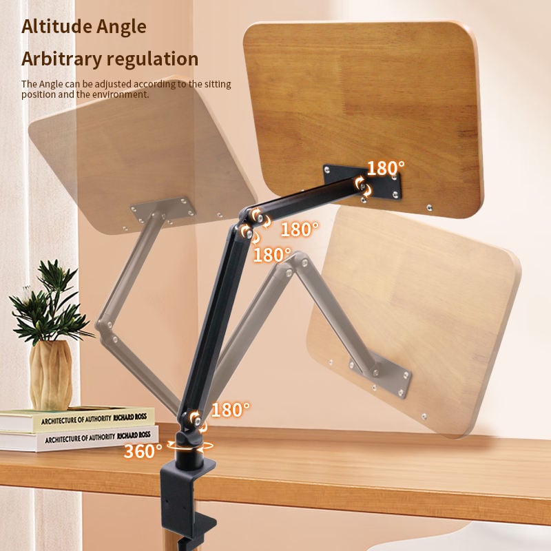 Reading Stand & Laptop Holder — 360° Rotatable