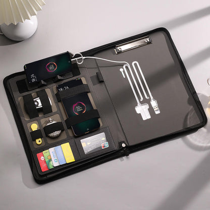 Executive Charging Portfolio – Wireless Power + A4 Organizer for Modern Work