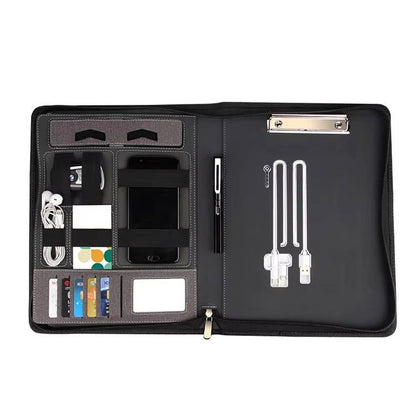Executive Charging Portfolio – Wireless Power + A4 Organizer for Modern Work